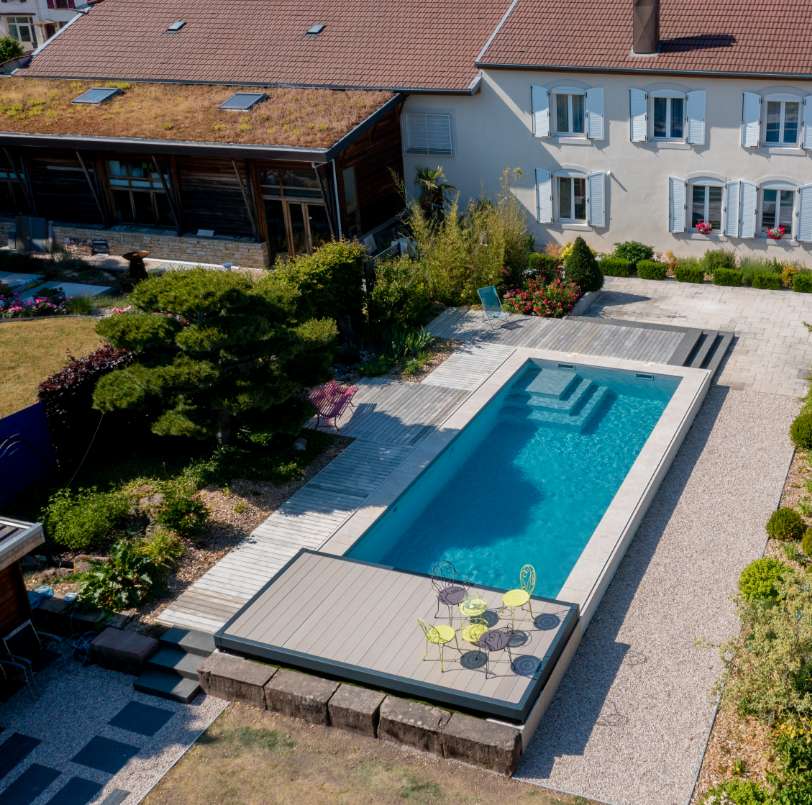 Réalisation d'une piscine par Pauchard