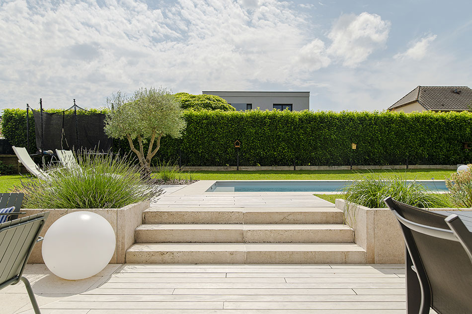 Photo 1 – réalisation d’un jardin par une entreprise du paysage