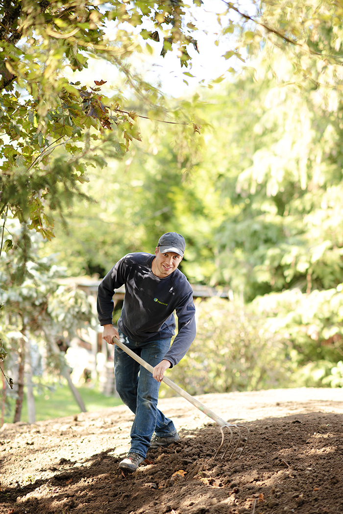 Photo 3 – des travaux de terrassement en vue de planter