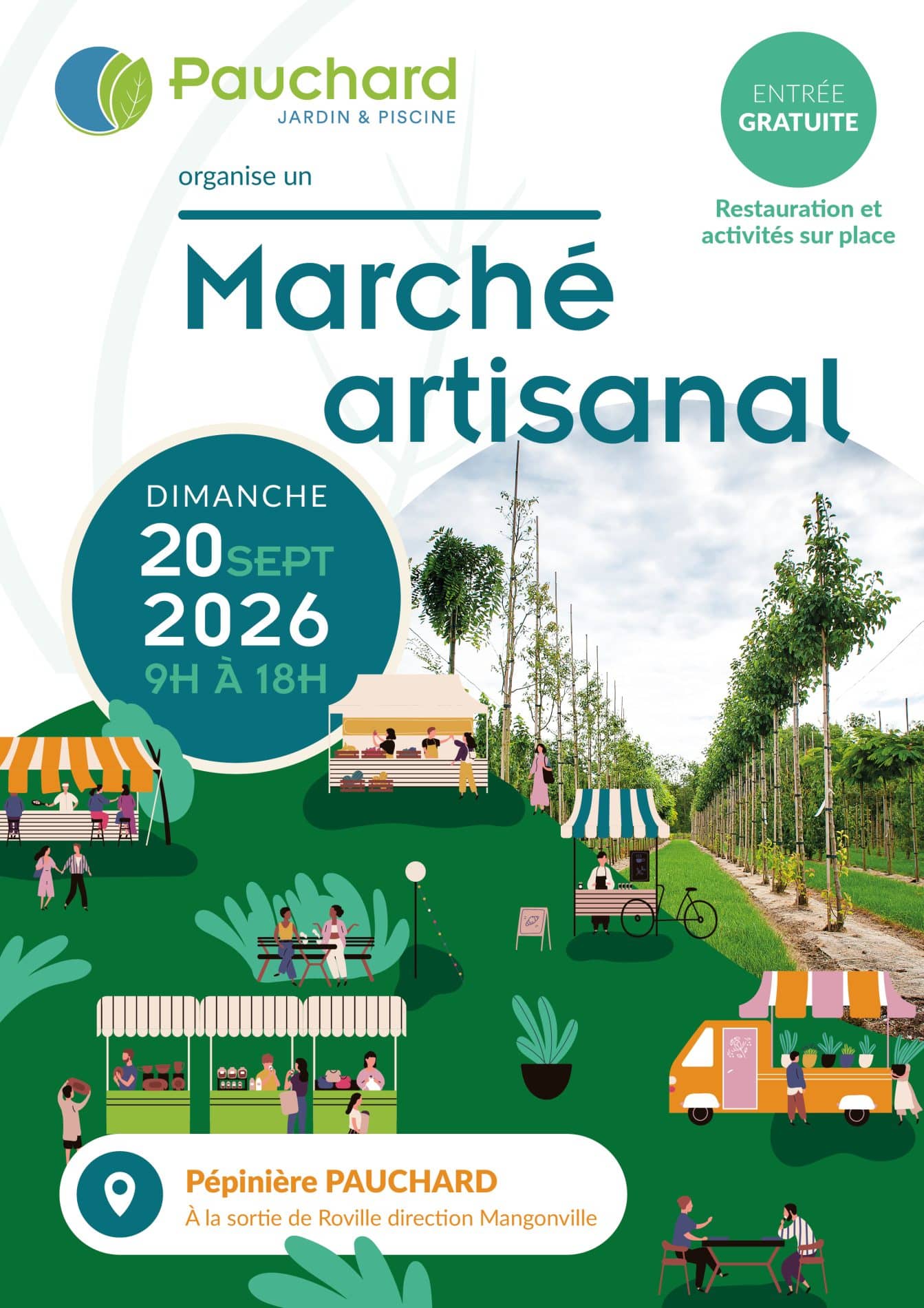 Marché à la pépinière